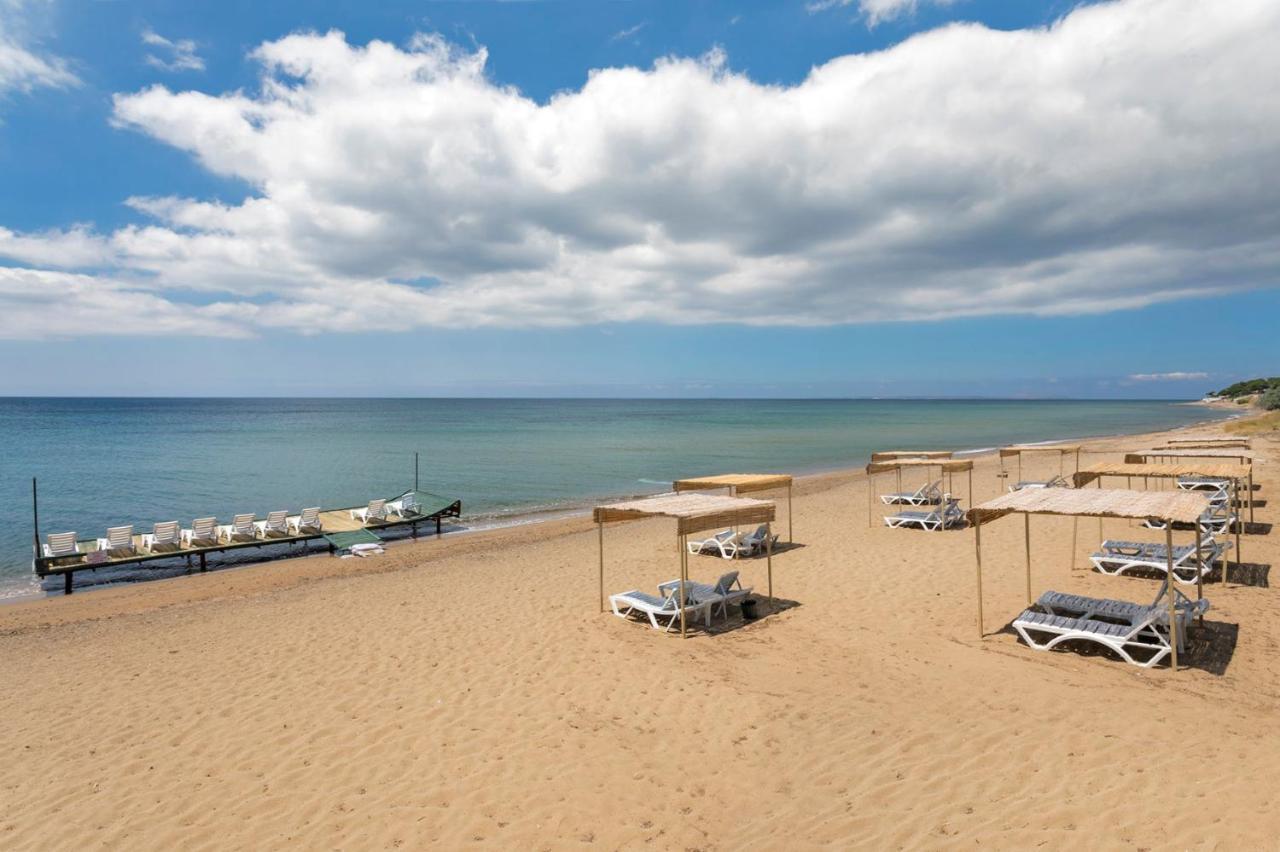 Troas Beach Hotel Tavaklı Esterno foto