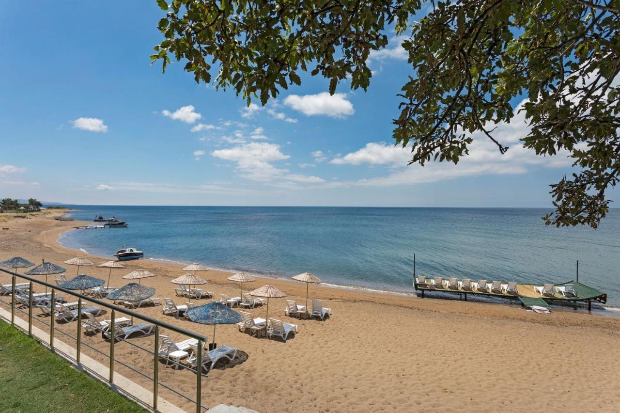Troas Beach Hotel Tavaklı Esterno foto