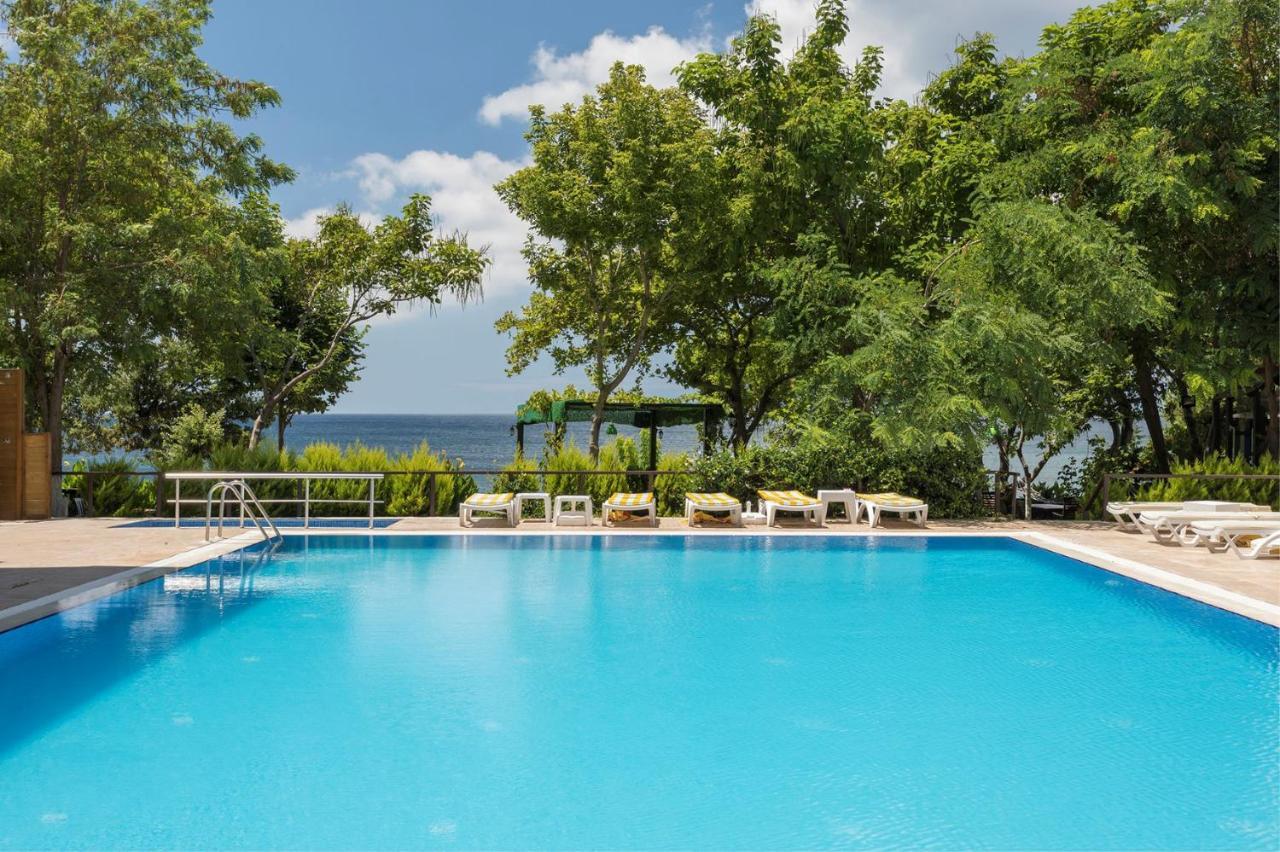 Troas Beach Hotel Tavaklı Esterno foto