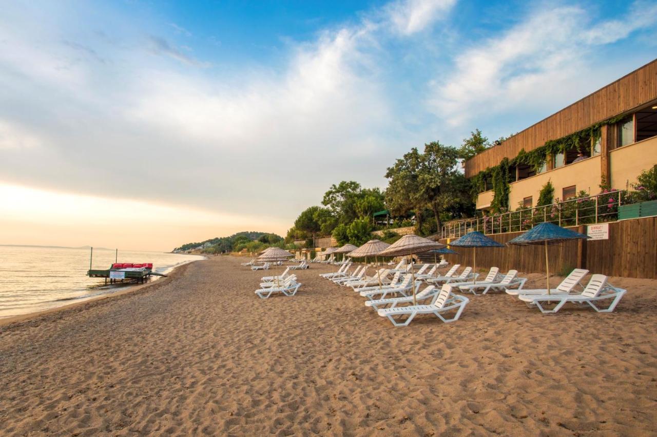 Troas Beach Hotel Tavaklı Esterno foto